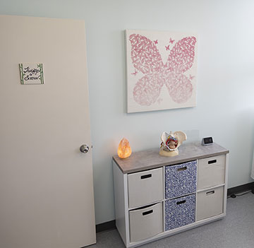 Treatment room at Body Restoration Physical Therapy, specializing in pelvic floor physical therapy